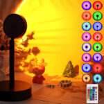 High-Efficiency USB Sunset Projector Lamp With 16-Color LED And Remote Control - Image 5