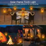 XF-6017 Solar Flame LED Light Lamp Enhance Your Outdoors With Stunning Decoration - Image 4