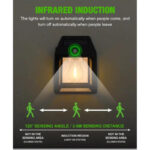 BK-888 Mini Waterproof Solar Interaction Wall Lamp With Motion Sensor Security Light, Featuring 3 Lighting Levels - Image 3