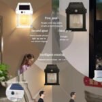 BK-888 Mini Waterproof Solar Interaction Wall Lamp With Motion Sensor Security Light, Featuring 3 Lighting Levels - Image 11