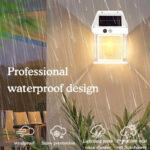 BK-888 Mini Waterproof Solar Interaction Wall Lamp With Motion Sensor Security Light, Featuring 3 Lighting Levels - Image 10