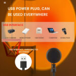 High-Efficiency USB Sunset Projector Lamp With 16-Color LED And Remote Control - Image 9