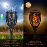 XF-6017 Solar Flame LED Light Lamp Enhance Your Outdoors With Stunning Decoration - Image 11