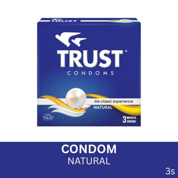 TRUST CONDOM  (3PCS PER PACK) DISCREET PACKAGING